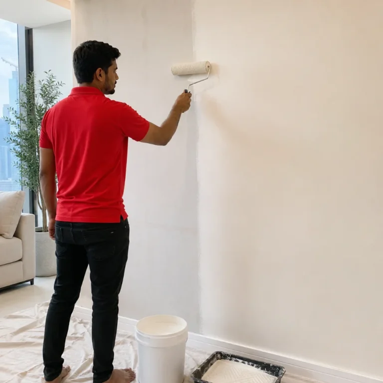 Wall painting service in Dubai by JustCare professional painters