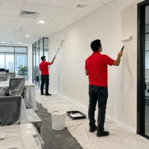 Office painting in Dubai by JustCare professional painters