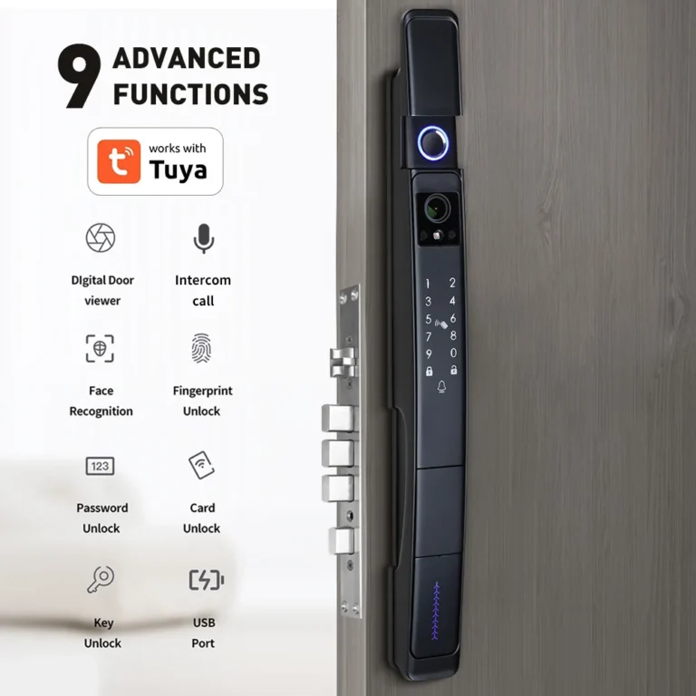 Aluminum Smart door lock for outdoor gate in Dubai