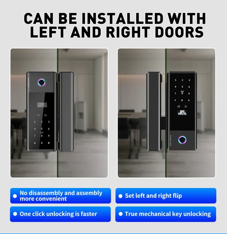 mart Lock Installation on Left and Right Doors – Dubai, UAE