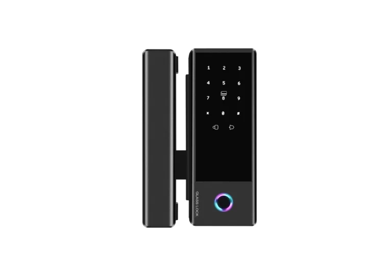 Smart Lock for Glass Doors – Dimensions and Product Features (Dubai, UAE)