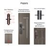 Installation guide for Aqara A100 Smart Door Lock.