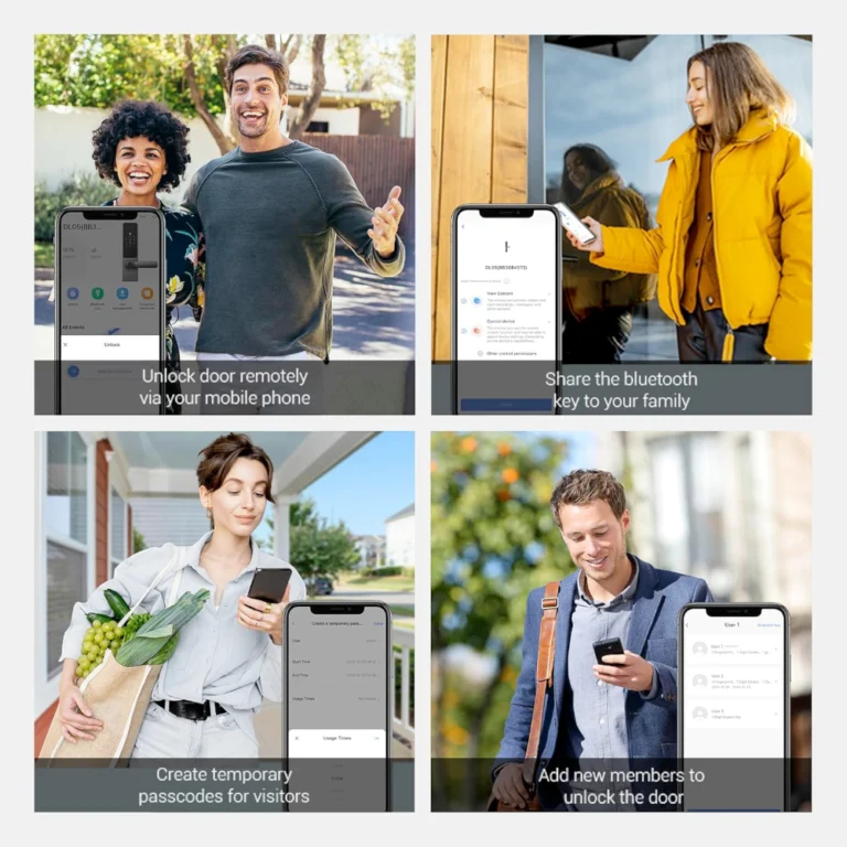 EZVIZ DL05 mobile app access with family sharing features