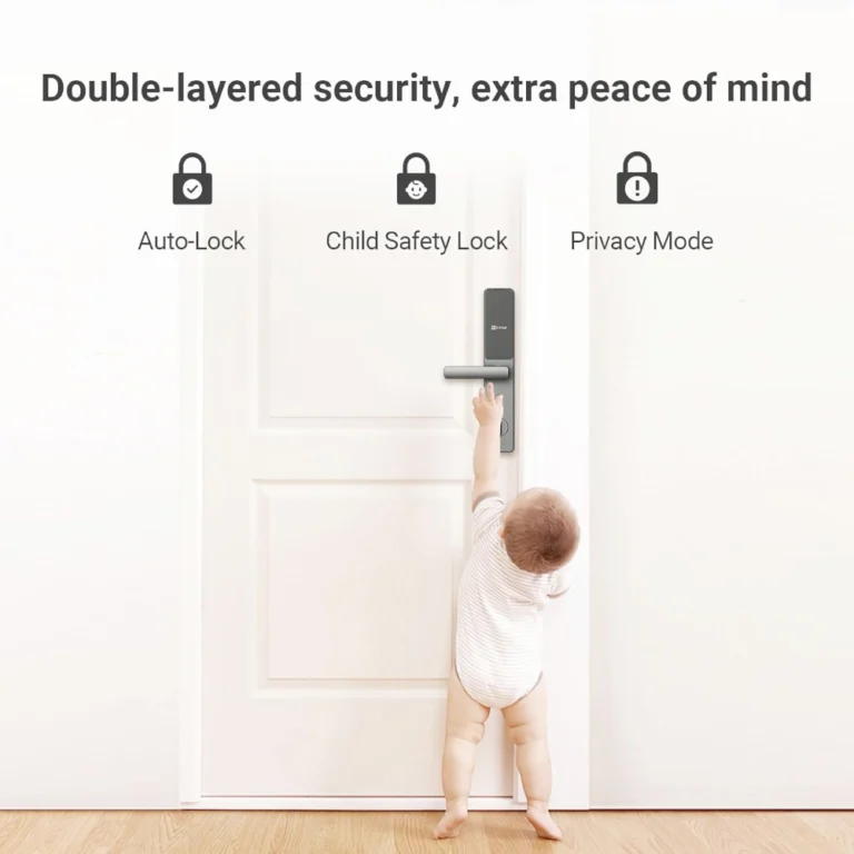 EZVIZ DL05 smart lock with child safety and privacy mode