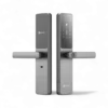 EZVIZ DL05 smart lock front and rear panels in grey aluminum