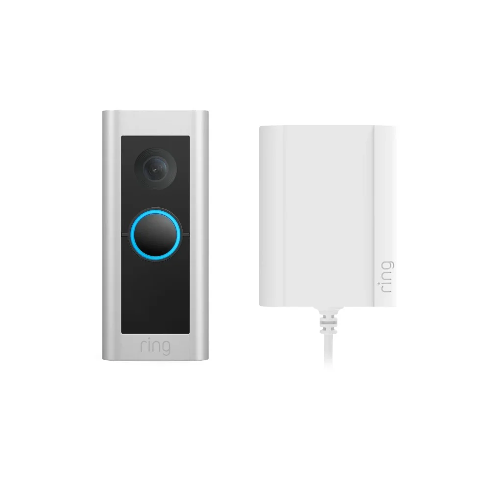 Ring Wired Video Doorbell Pro with plug-in adapter