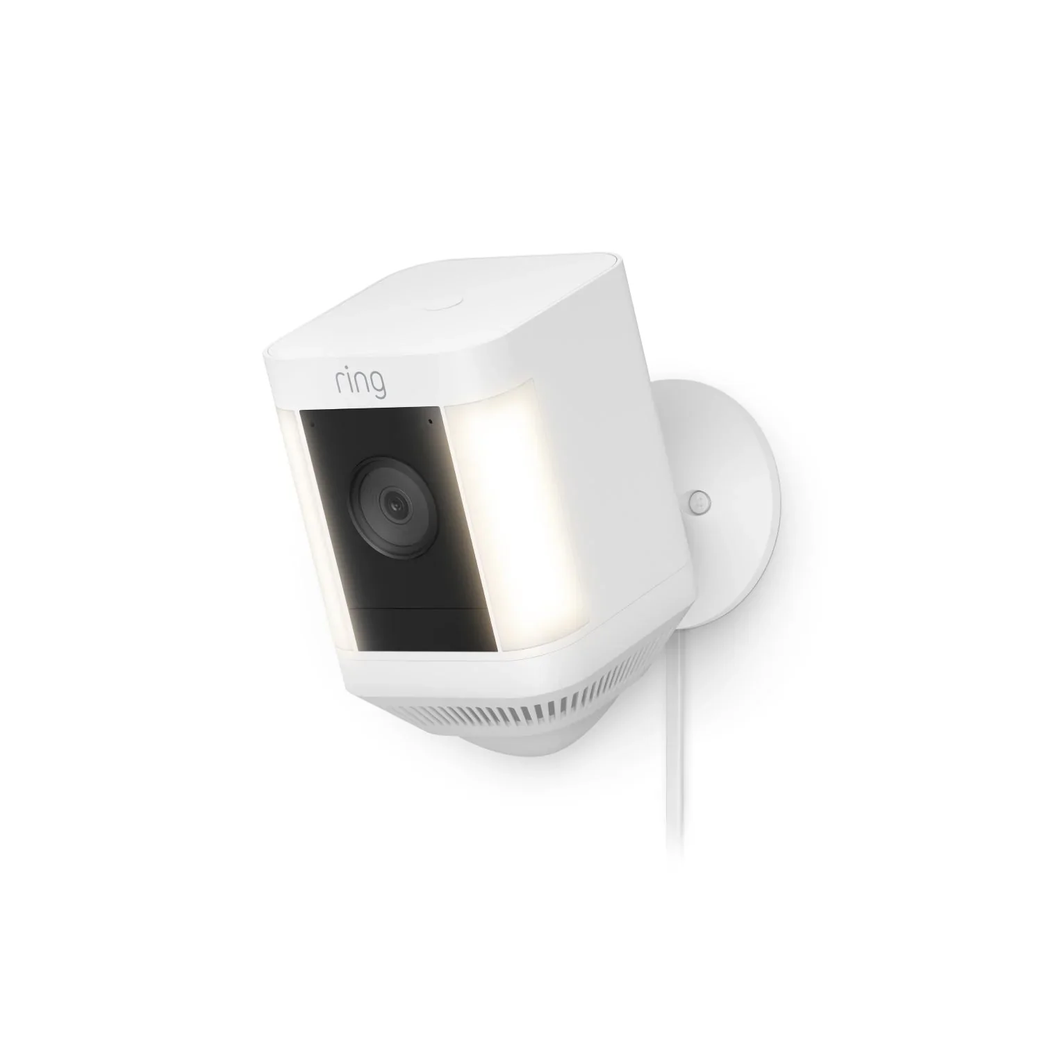Spotlight Cam Plus Plug-In white smart security camera
